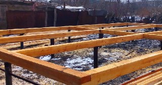 Пол на винтовых сваях Ревда цена от 15465 руб.