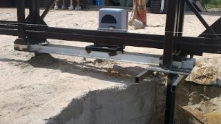 Купить сваи для ворот в Ревда. Заказать ворота на сваях под ключ от 21651 руб